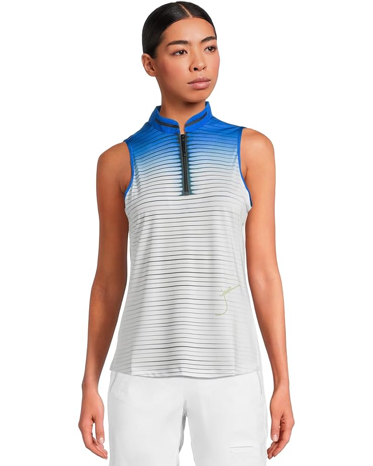 

Топ Jamie Sadock Flux Print Sleeveless Top, цвет Electric Blue