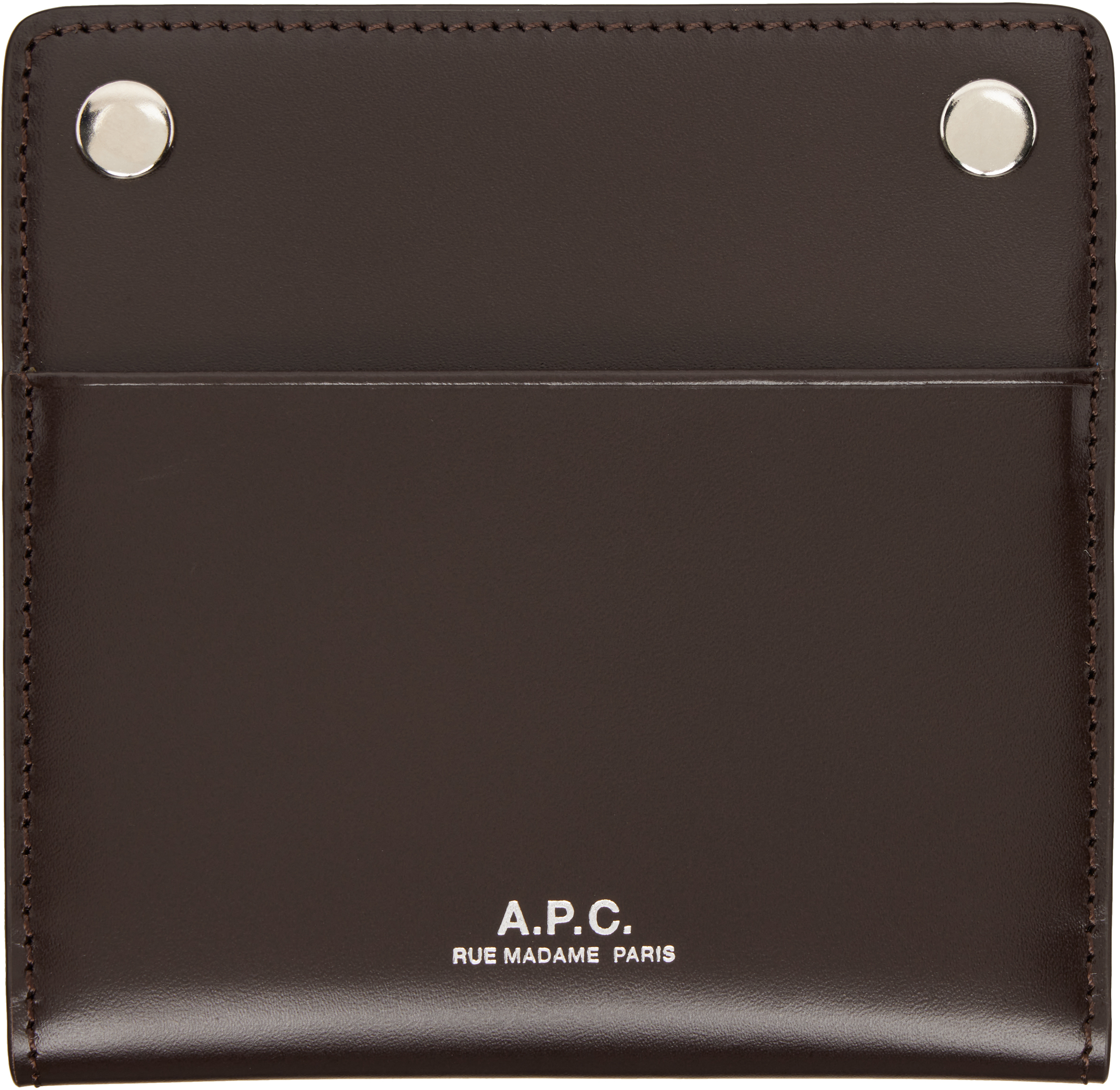

Коричневый держатель для карт Andre Bifold A.P.C.