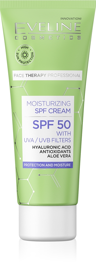 

Профессиональный дневной увлажняющий крем для лица Face Treatment SPF 50 Eveline Cosmetics, 30 мл
