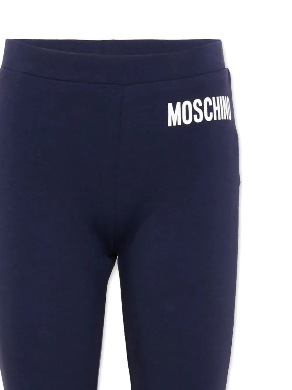 Расклешенные спортивные брюки Moschino Kids, синий — фото 3