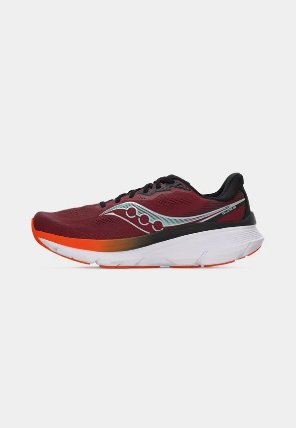 Беговые кроссовки guide 19 Saucony, Crimson/Fire — фото 2