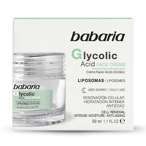 

Антивозрастной регенерирующий крем для лица Crema Ácido Glicólico Babaria, 50 ml