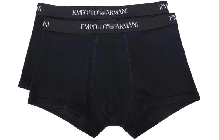 EMPORIO ARMANI SS24 Боксеры мужские 2 шт Black