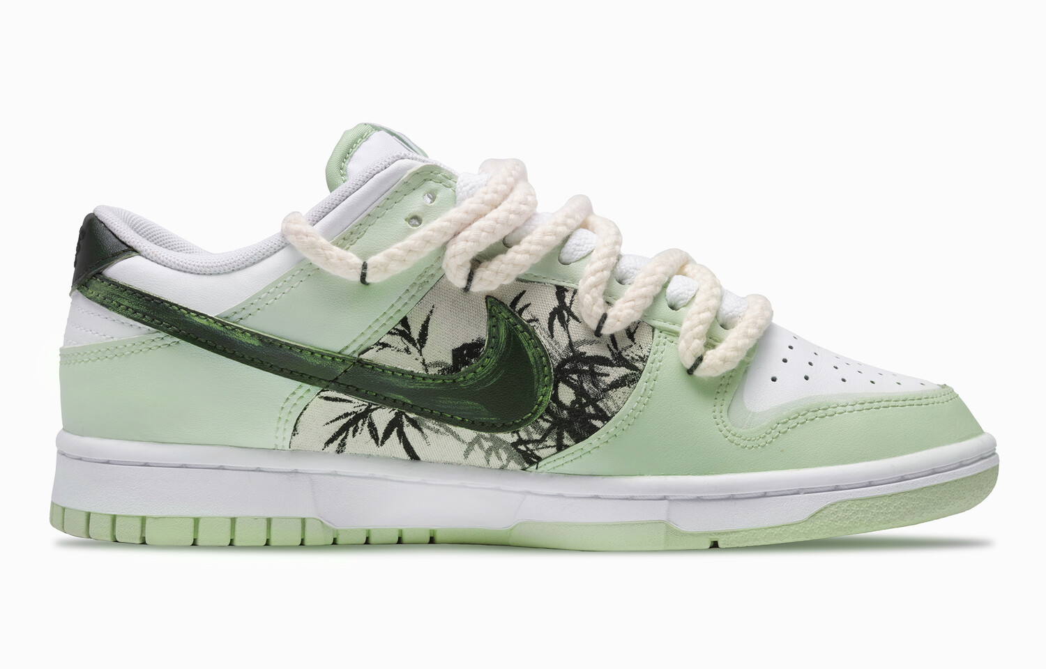 

Кроссовки Nike Dunk Skateboard Shoes Men Low-Top White/Green, Зеленый, Кроссовки Nike Dunk Skateboard Shoes Men Low-Top White/Green