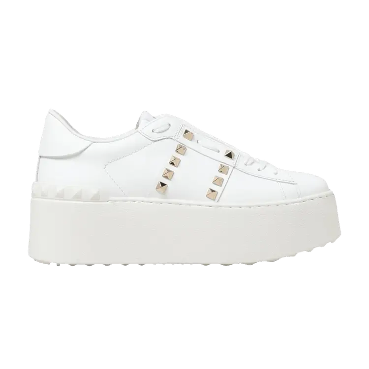 Кроссовки Valentino Wmns Rockstud Platform Untitled - White, белый