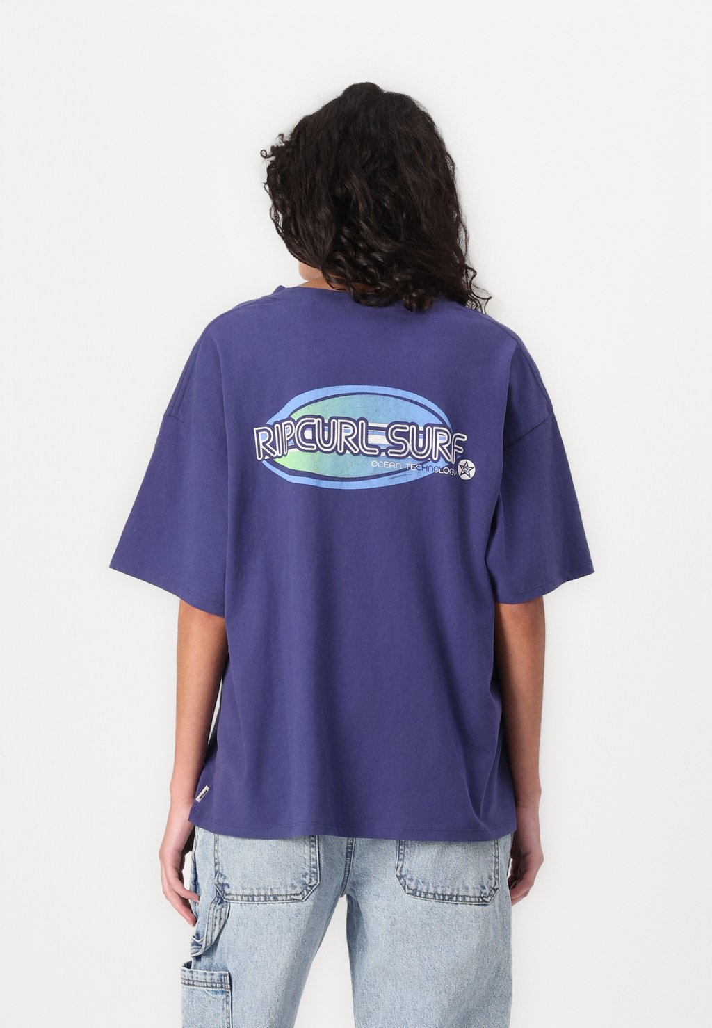 

Футболка с принтом LAS DALIAS HERITAGE TEE Rip Curl, темно-синий