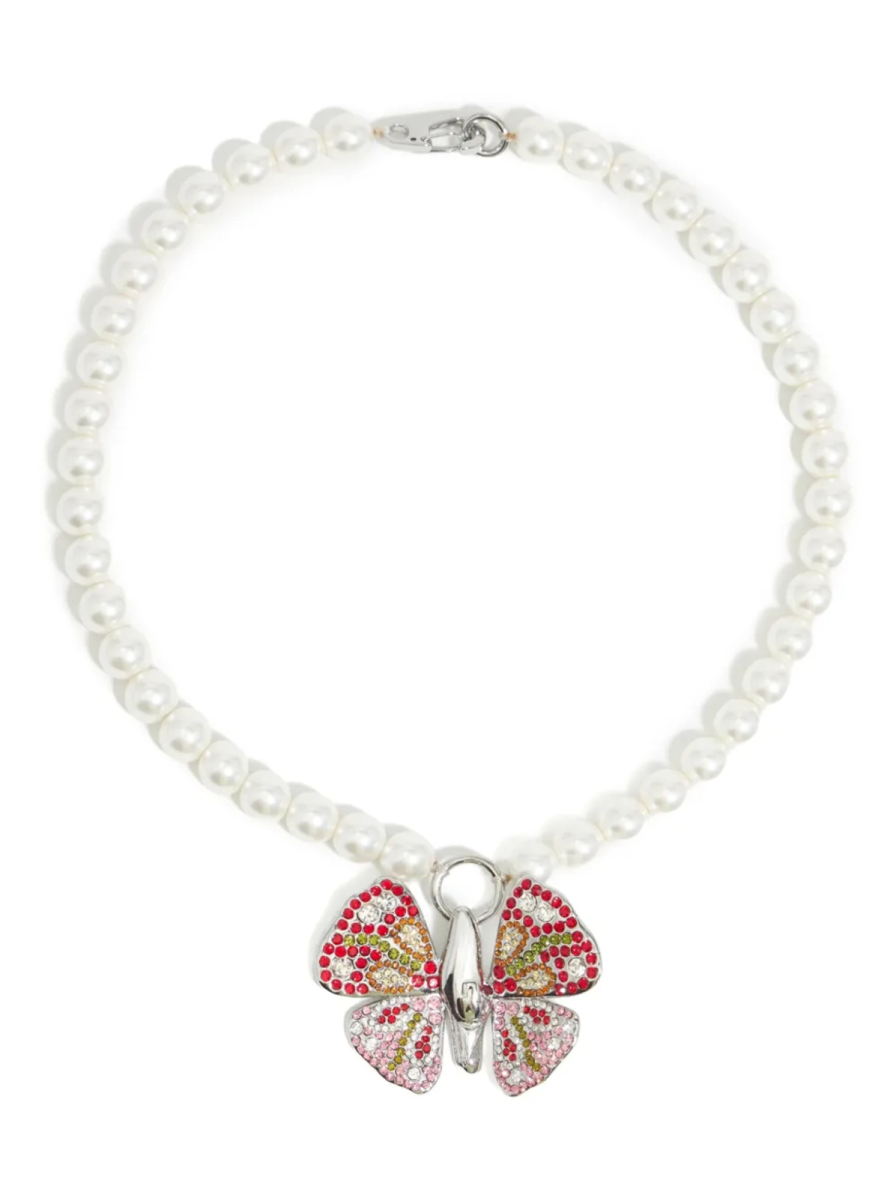 

Bimba y Lola колье Butterfly Pearl, белый