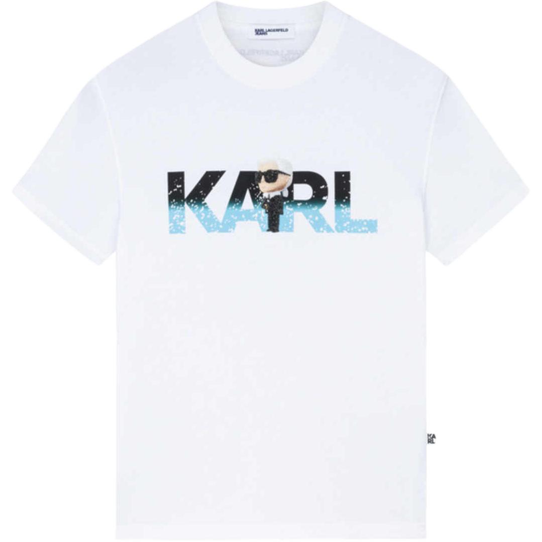 

KARL LAGERFELD / Karl Lagerfeld Jeans Футболка KARL LAGERFELD мужская белая, Белый, KARL LAGERFELD / Karl Lagerfeld Jeans Футболка KARL LAGERFELD мужская белая