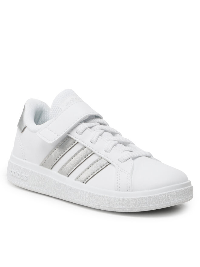

Кроссовки Grand Court 2.0 El K GW6516 Adidas, белый