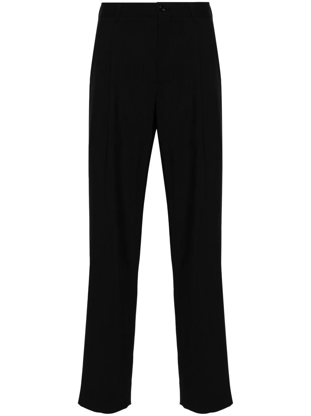 

Зауженные шерстяные брюки Comme des Garçons Homme Plus, черный