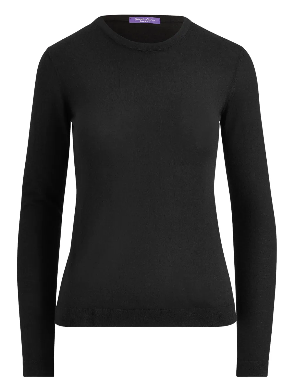 

Свитер с круглым вырезом Ralph Lauren Collection, черный