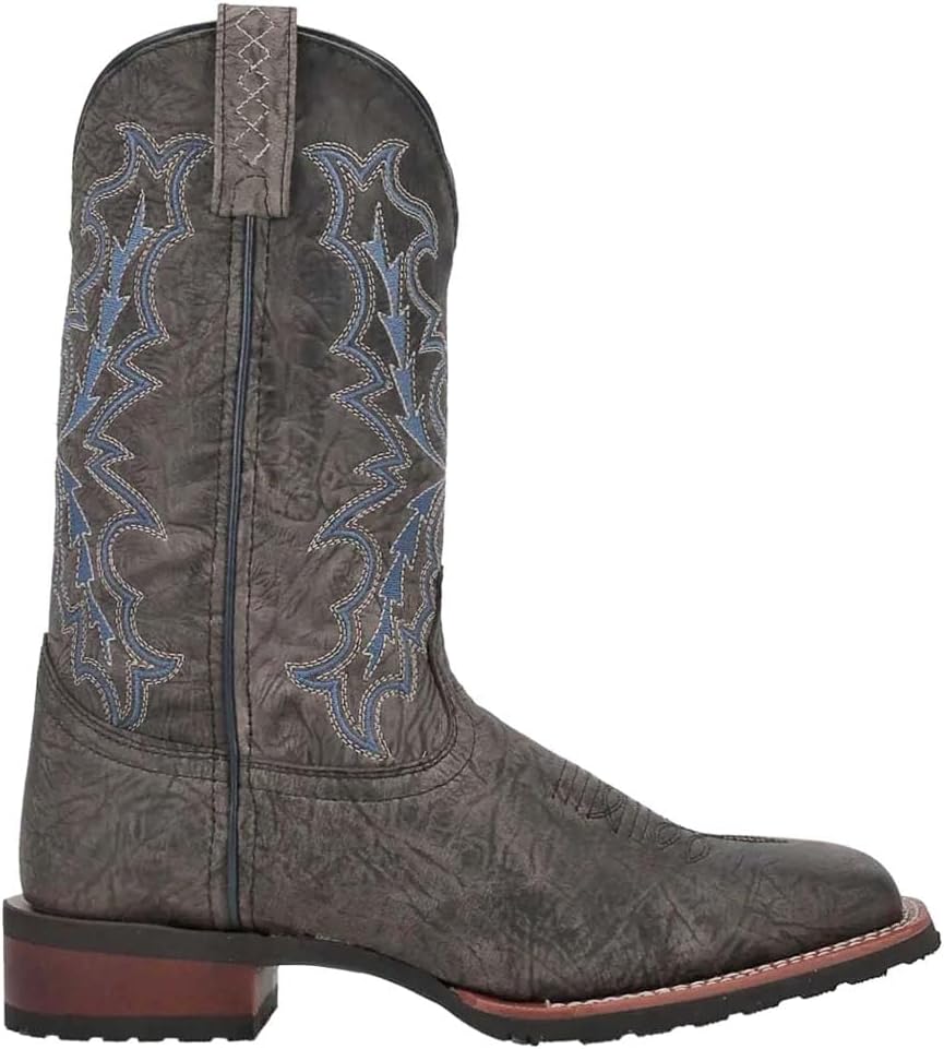

Мужские ковбойские сапоги Laredo Winfield с квадратным носком в западном стиле, серый