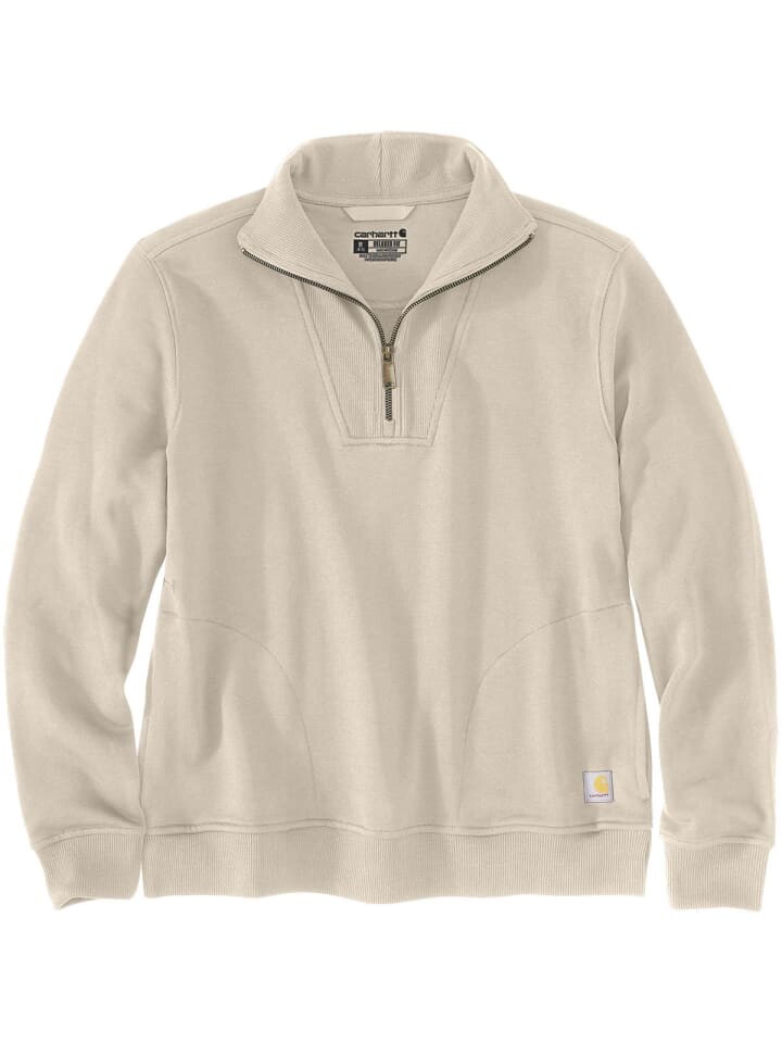 

Пуловер CARHARTT Sweatshirt Half Zip, кремовый