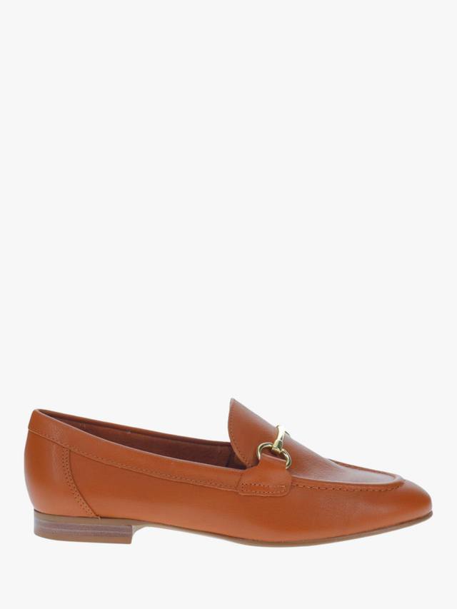 Кожаные мокасины hana с металлическим ремешком Jones Bootmaker, желто-коричневый