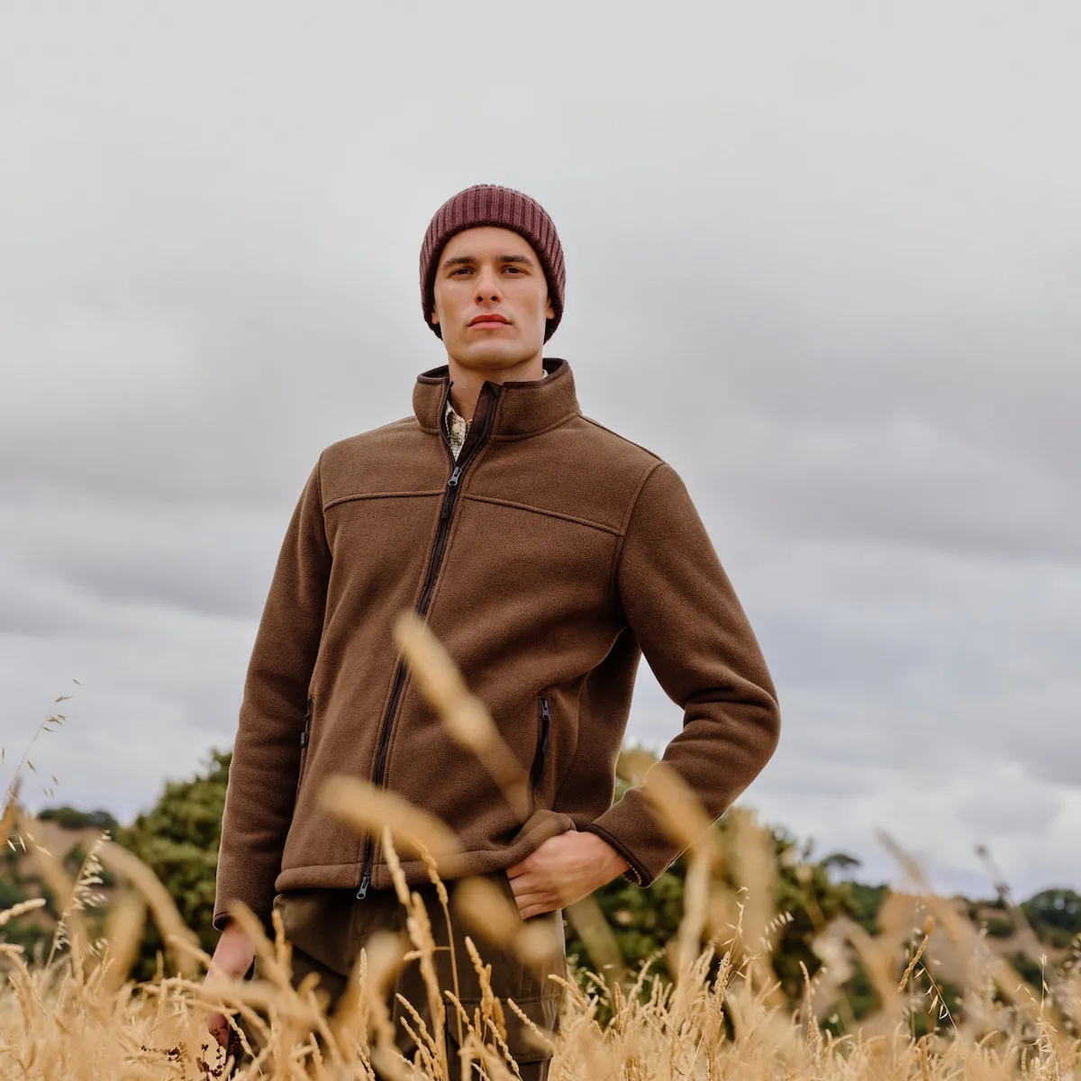 

Мужская полярная куртка Verhunt, светло-коричневый