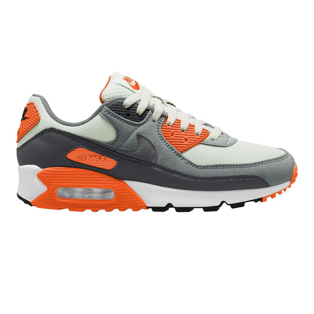 

Мужские кроссовки Air Max 90 Nike повседневные, серый/оранжевый