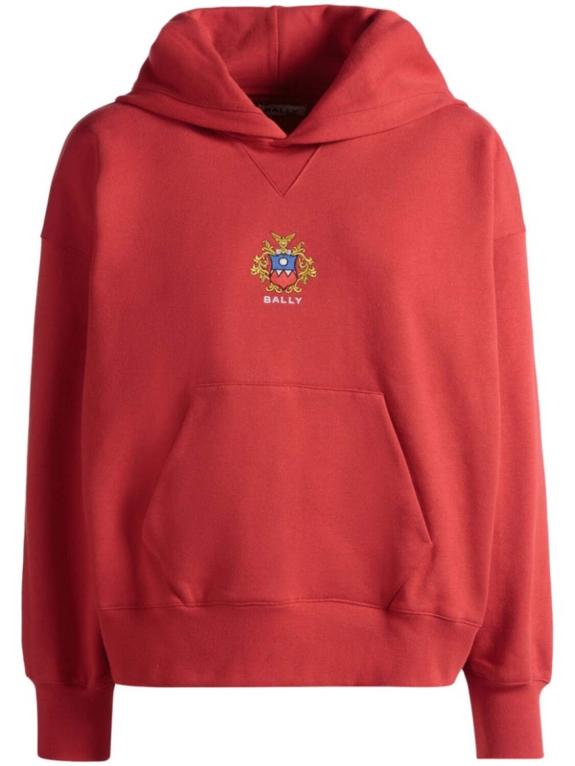 

Bally худи с логотипом, красный