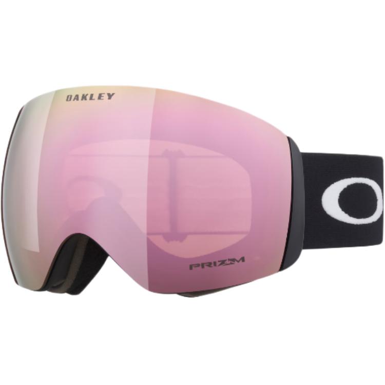 

Защитные лыжные очки Flight Deck L Sun Protection, Anti Fog, Windproof, унисекс Oakley, prizm розовое золото iridium lens, matte черный strap