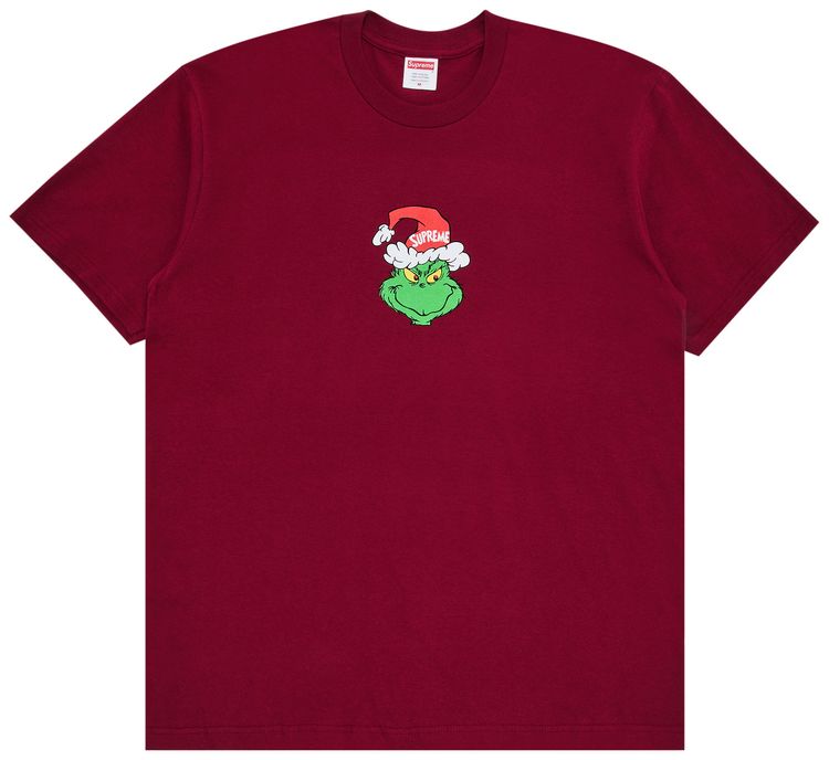 

Футболка Supreme Grinch Tee 'Cardinal', красный