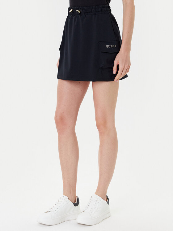 

Мини-юбка regular fit V5YD04 KCX42 Guess, чёрный