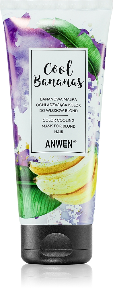 

Маска для окрашивания Cool Banana Hair Bond, восстанавливающая цвет для светлых волос Anwen, 200 мл
