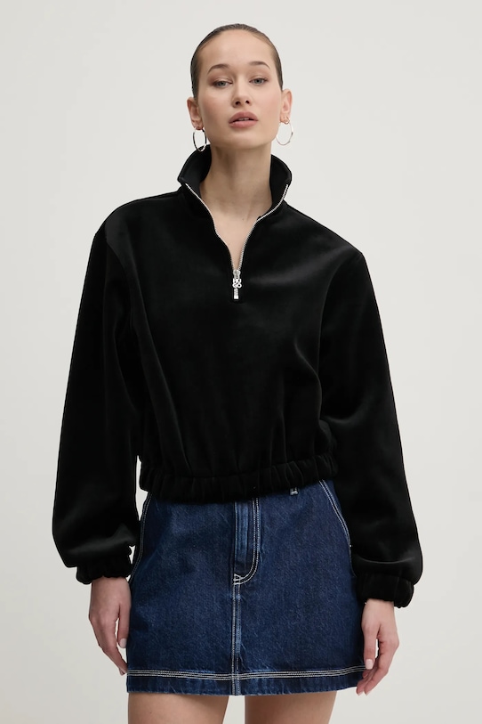 

Вельветовая толстовка Hugo, черный