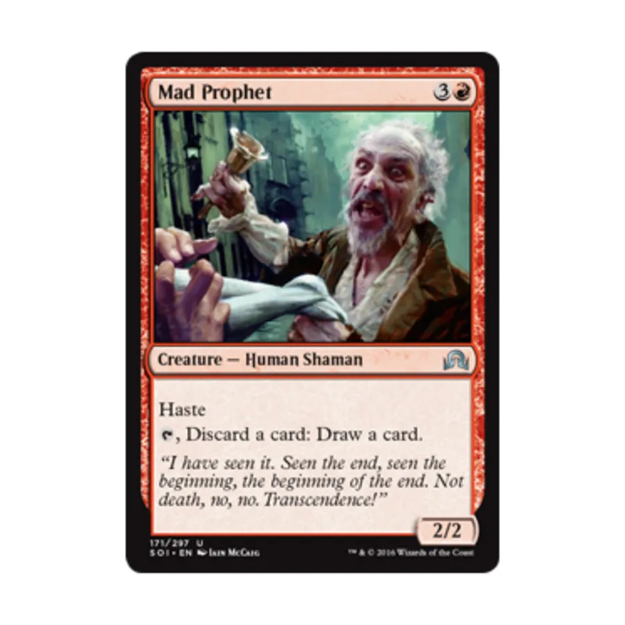 

CCG Безумный Пророк (U), MTG - Shadows Over Innistrad