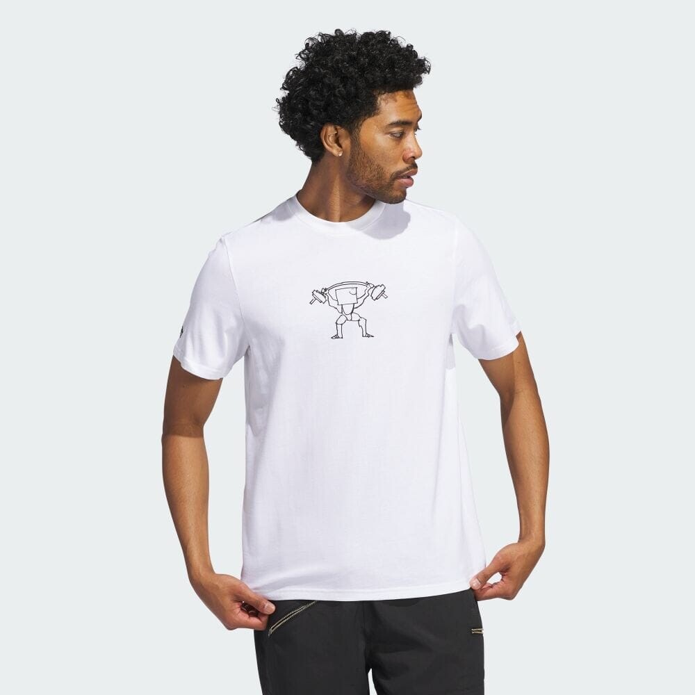 

Футболка Adidas Shmoofoil Lifter Short Sleeve T-Shirt, белый