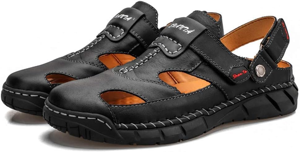 

Мужские повседневные сандалии Asifn, резиновые, для улицы, летние, спортивные, для походов, дышащие, стильные, удобные, прочные пляжные тапочки, черный