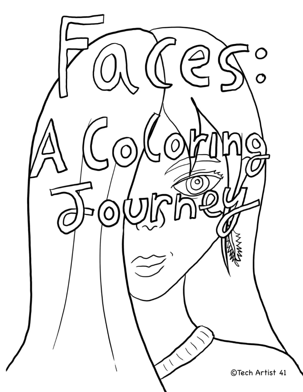 

Faces: A Coloring Journey (Independently published)