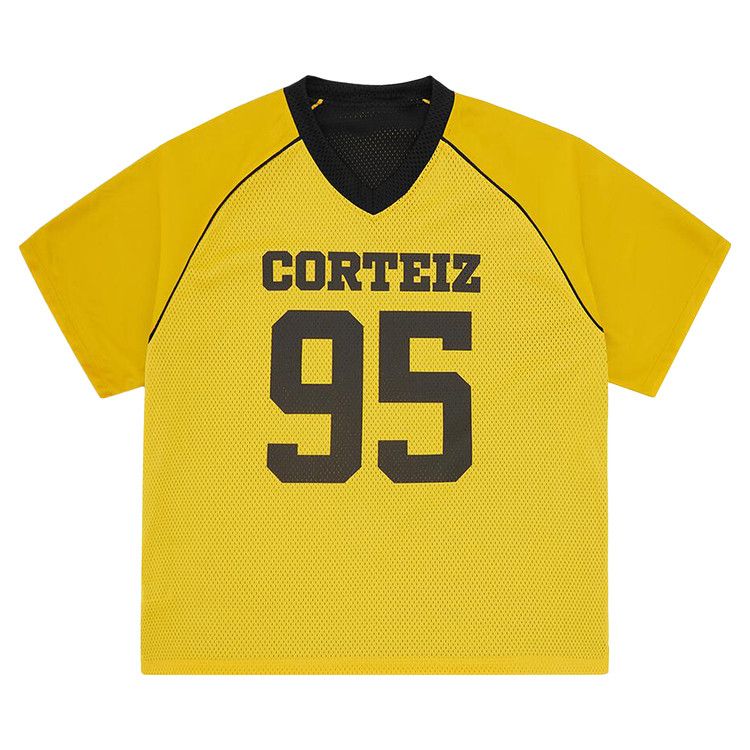 

Джерси Corteiz 95 Reversible Mesh Jersey, Black/Yellow