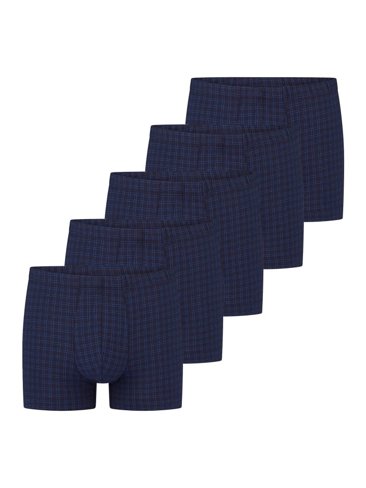 

Schiesser Ретро шорты/брюки из органического хлопка, повседневные, темно-синего цвета