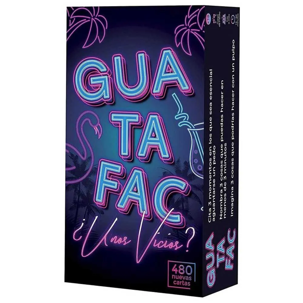 

Детская настольная игра Asmodee Guatafac ВїUnos vicios, черный