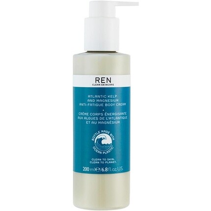 

Clean Skincare Крем для тела против усталости с водорослями и магнием Atlantic, 200 мл, Ren
