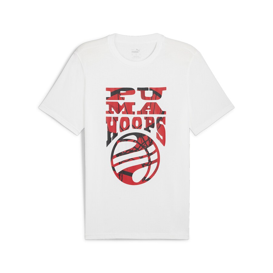 

Классическая футболка PUMA Shirt The Hooper Basketball, белый