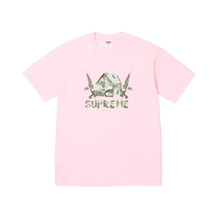 Футболка Supreme Origami, розовый