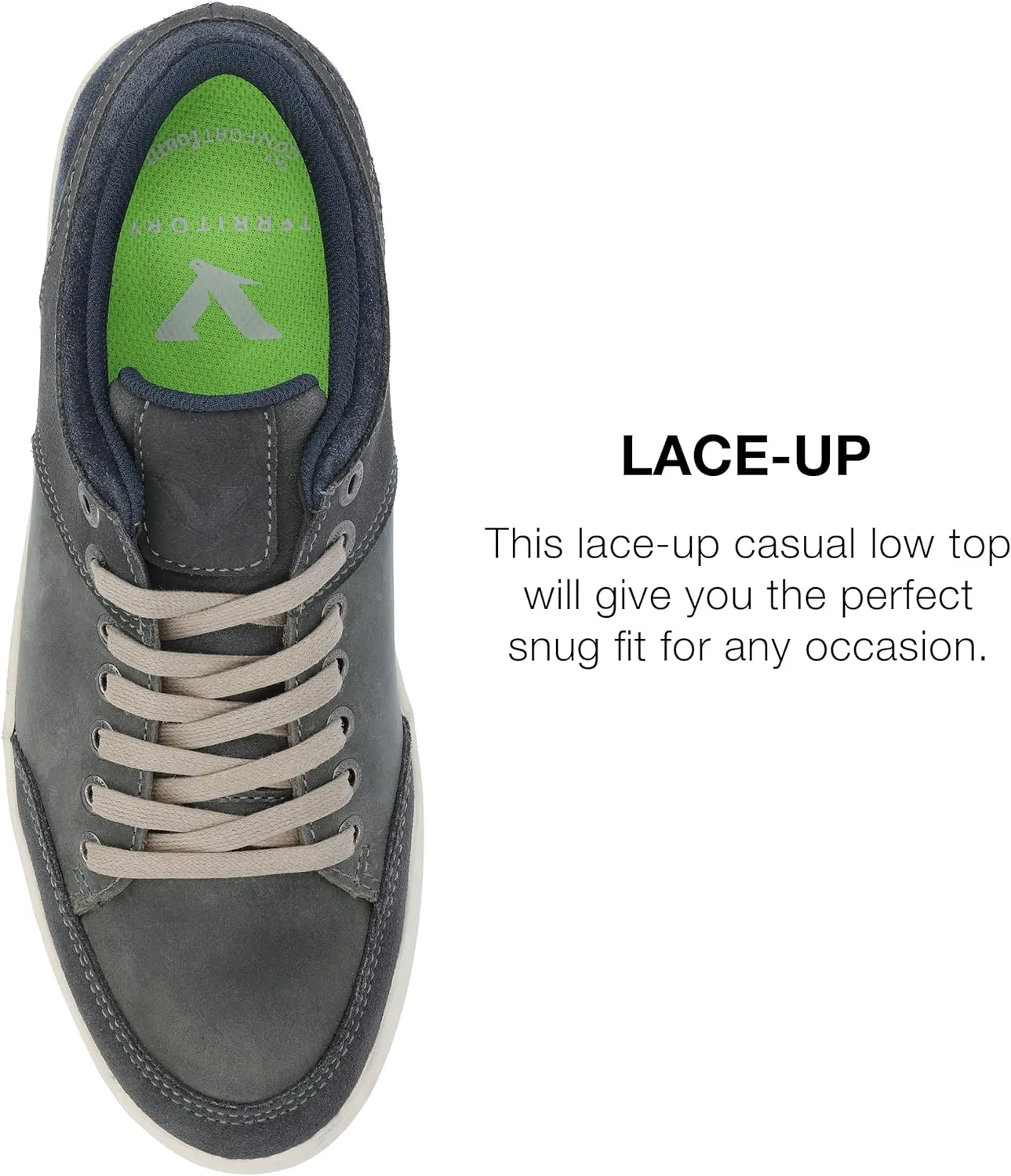 Кроссовки Territory Men's Pacer, серый — фото 4