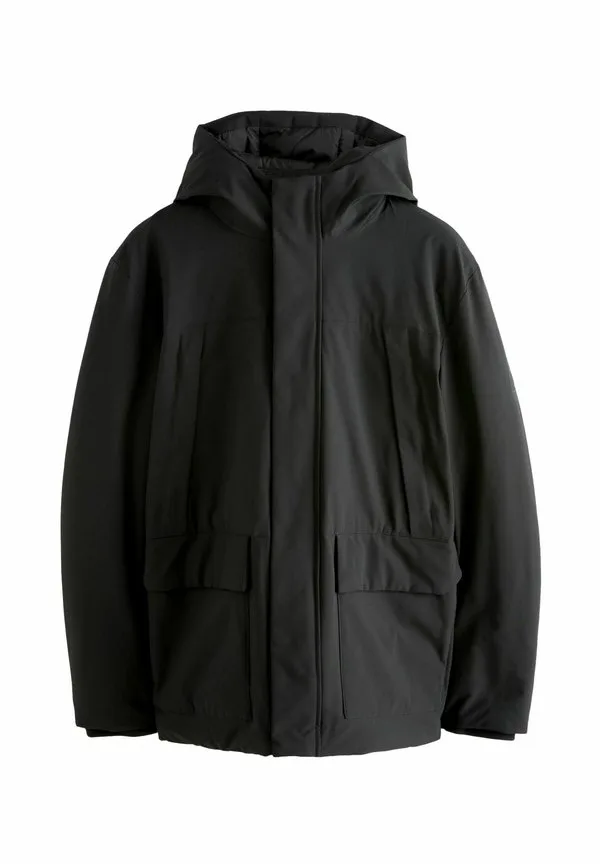 Зимнее пальто thermogen стандартного кроя Next, Black