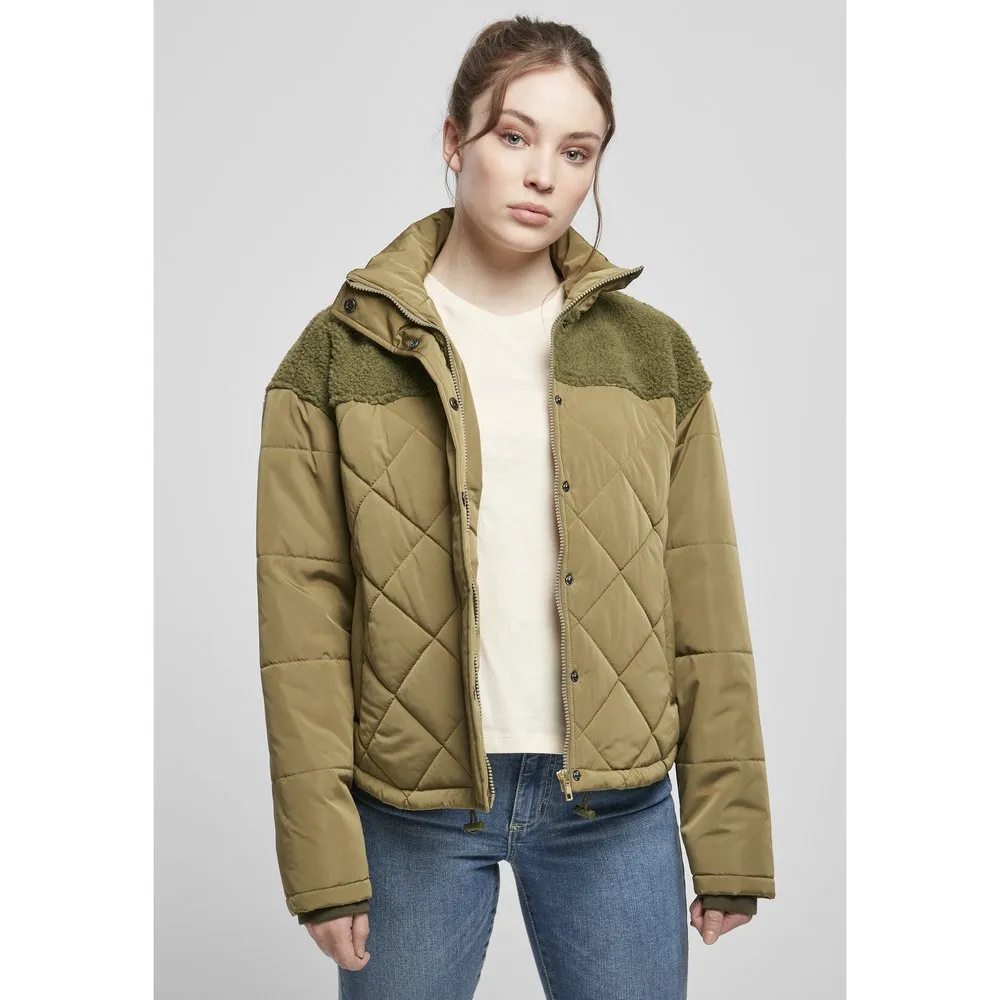

Куртка Urban Classics Diamond Quilt Puffer Oversized Big, зеленый