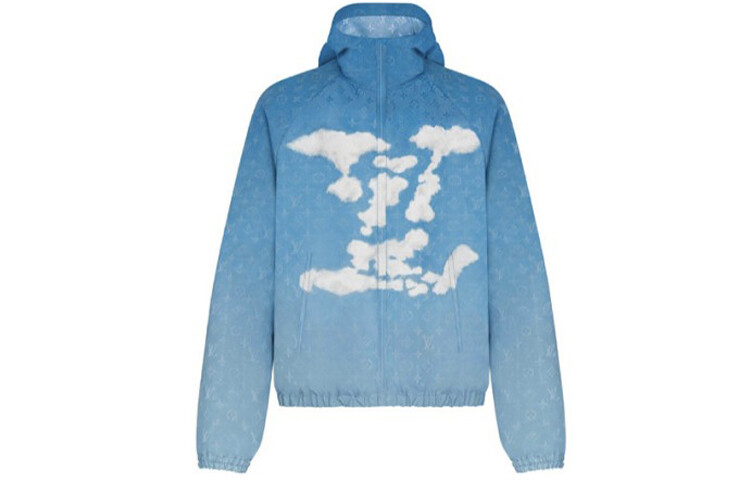 

Новые квартальные продукты LV Jacket Men Sky Blue Louis Vuitton, голубой