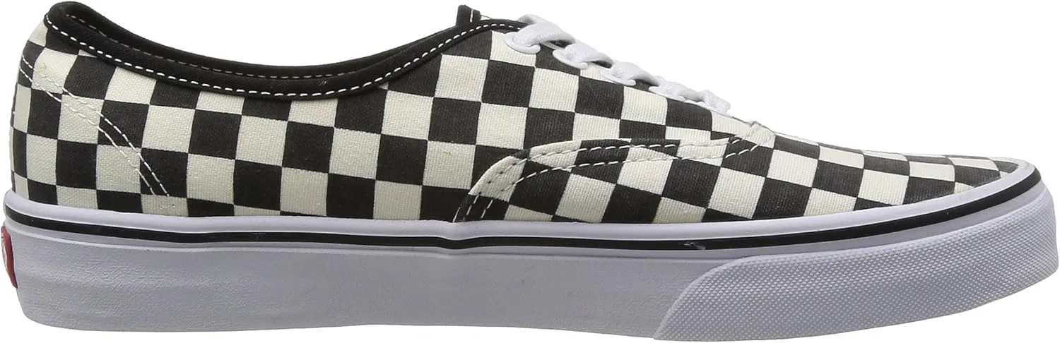 Кроссовки Vans Unisex Adult U Authentic, Black Black White Checker — фото 4