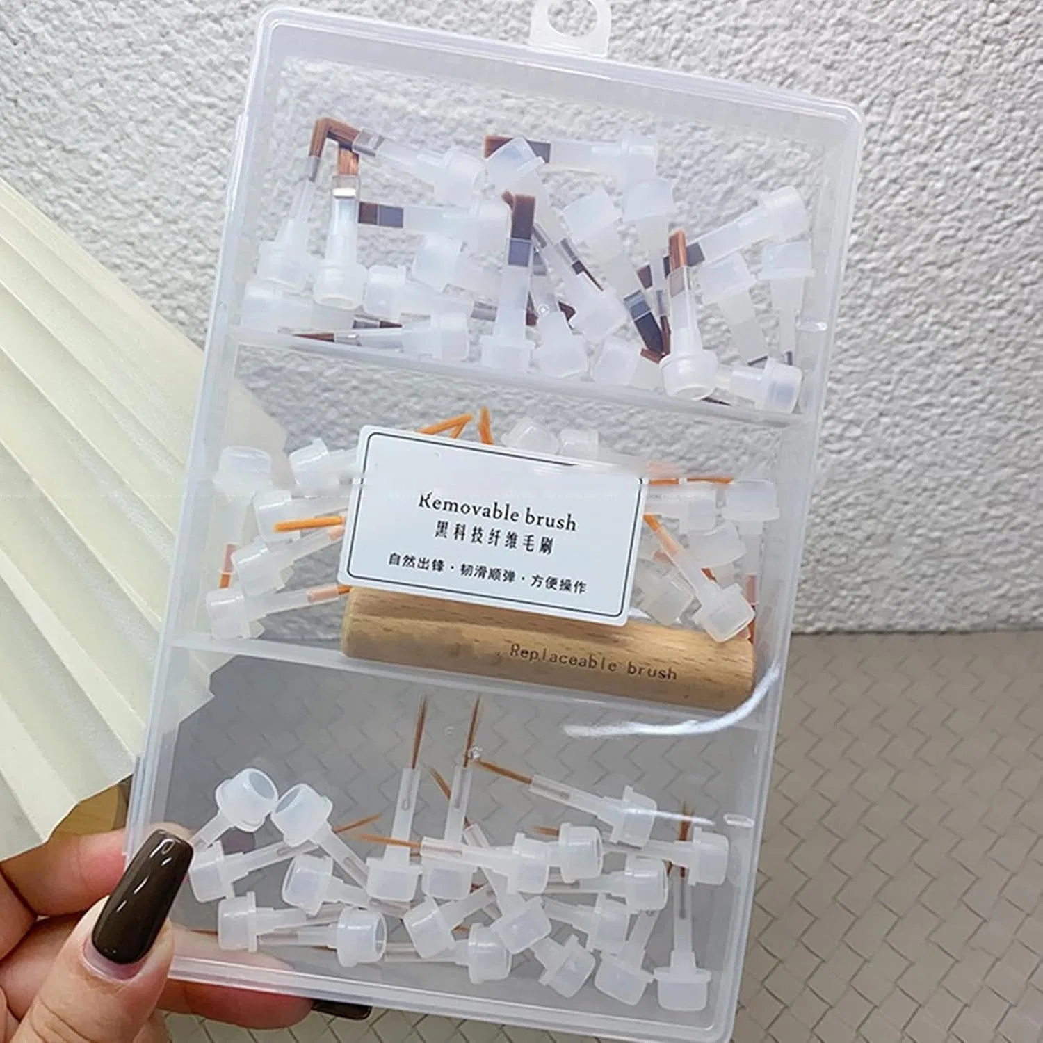 Набор сменных насадок для маникюрных кистей ‎Obotsnoi, Set No. 1 Piece — фото 4