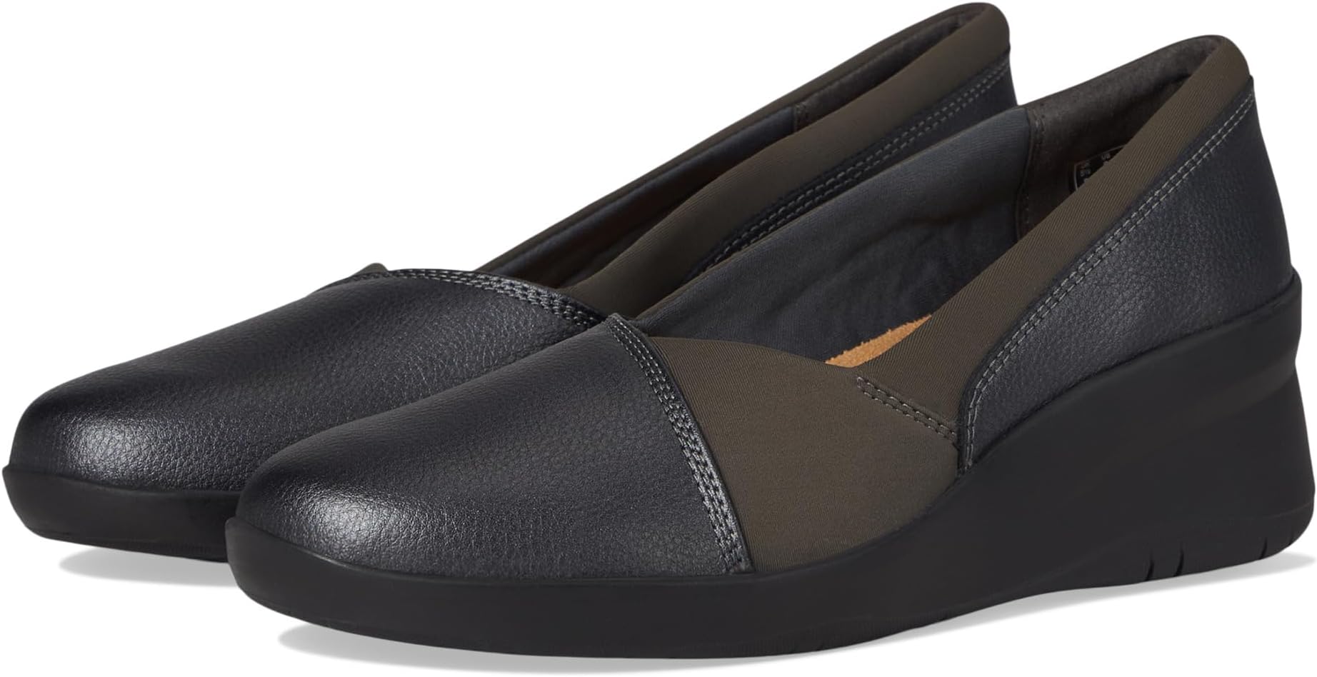 Туфли Clarks Suttyn Walk, цвет Dark Pewter Metallic Leather