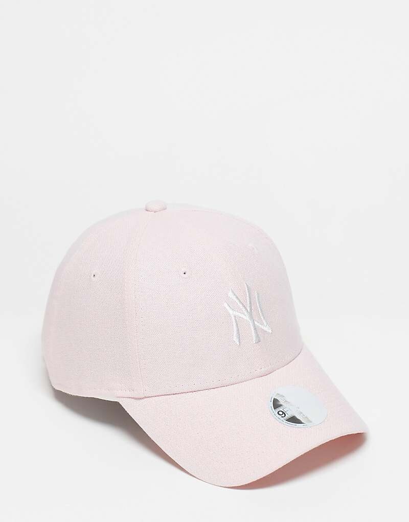 

New Era – 9Forty NY Yankees – розовая льняная кепка