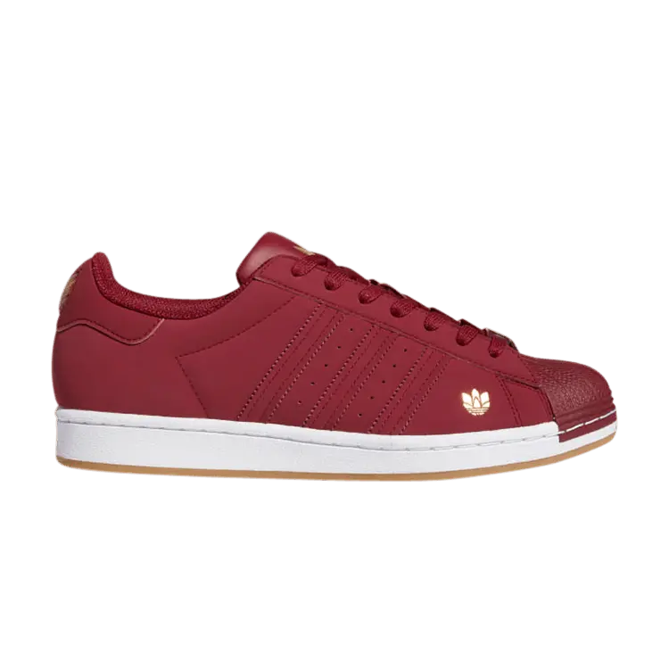 

Кроссовки adidas Superstar 'Collegiate Burgundy Gum', красный