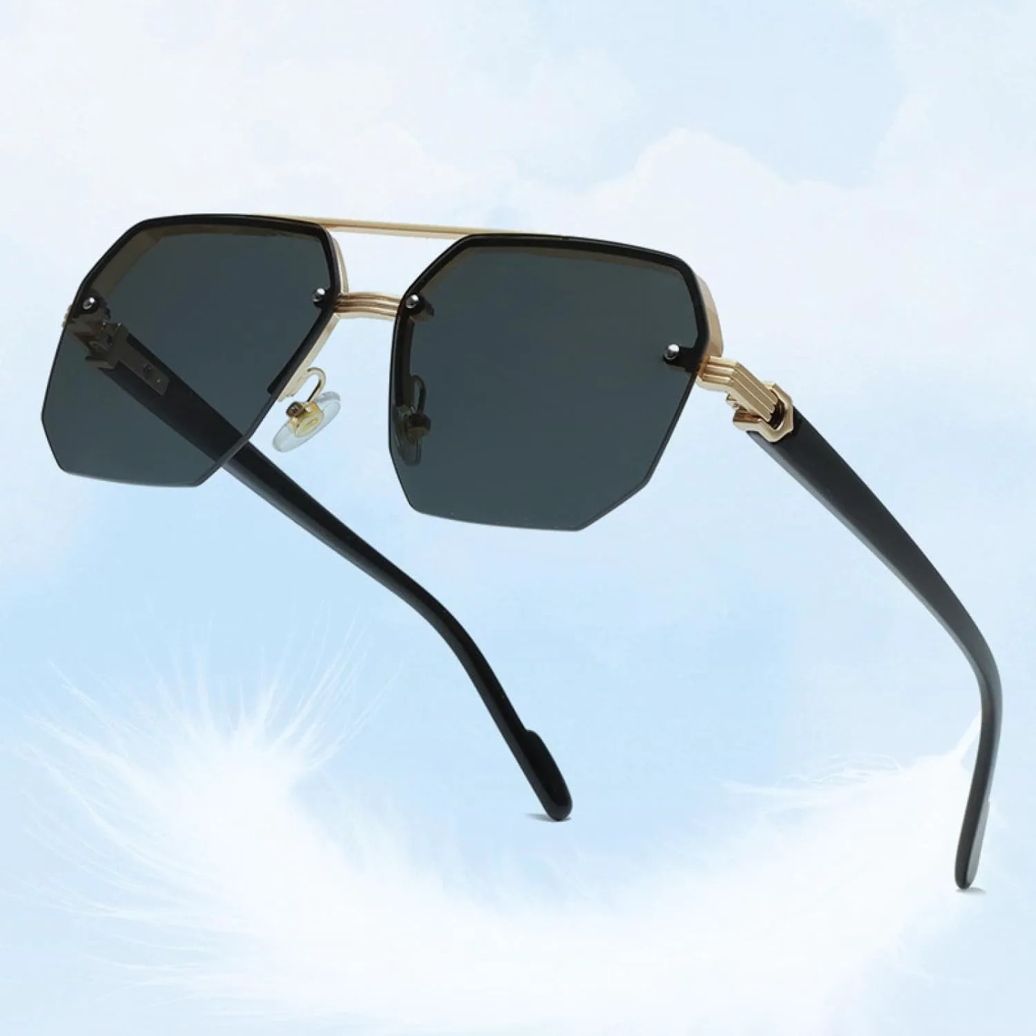 

Солнцезащитные очки с защитой UV400 | Без оправы, градиентные линзы | для женщин и мужчин, для занятий спортом на открытом воздухе и вождения DSVIGF, Kp1887-c2