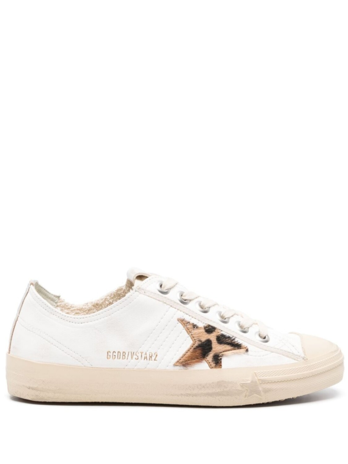 

Кроссовки Golden Goose V-Star из кожи, белый