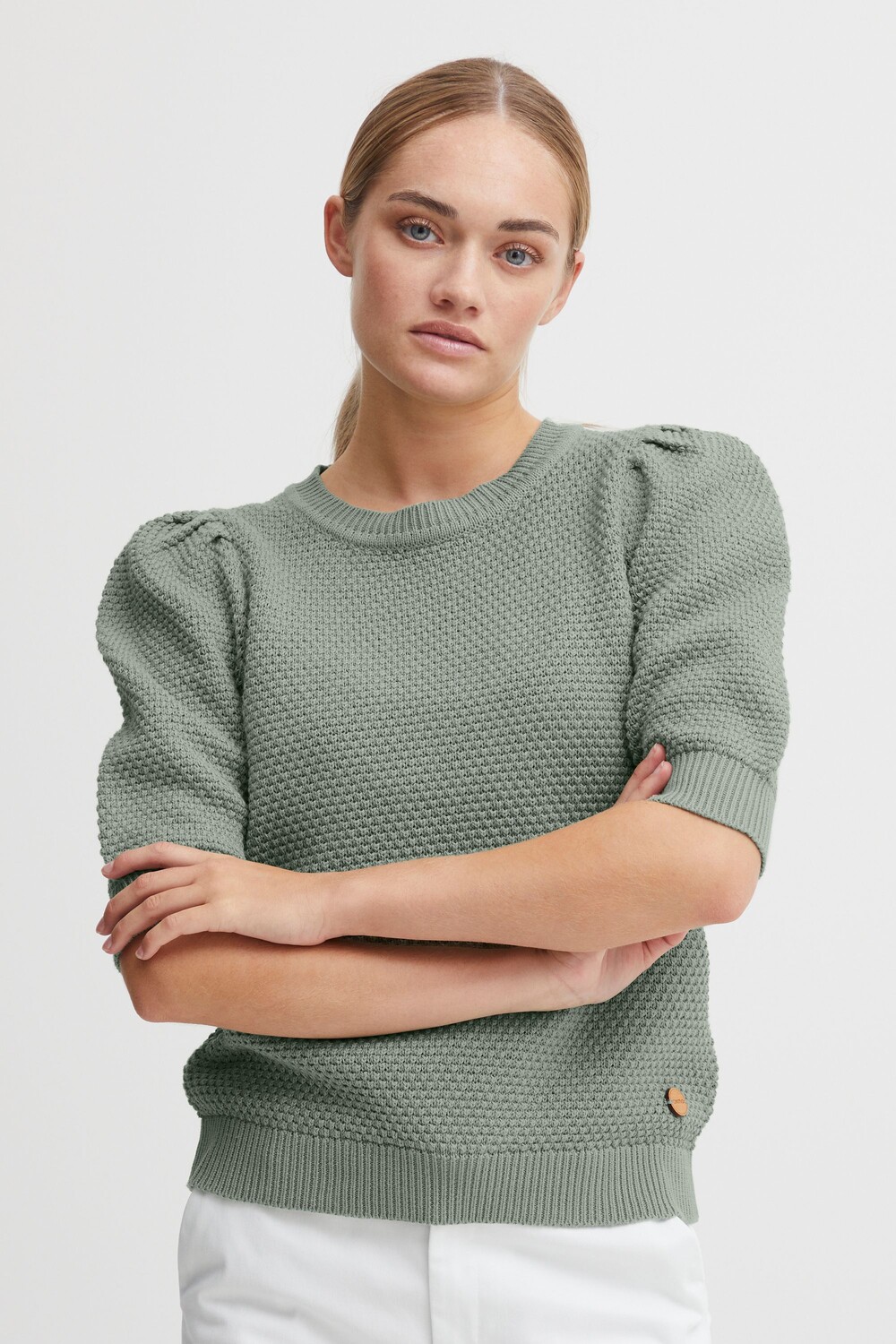 

Футболка Oxmo Strickpullover OXMicha 21800082 ME, зеленый