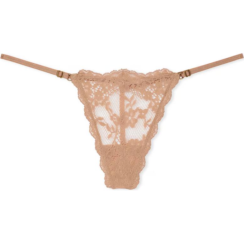 

Фантазия коллекция DREAM ANGELS кружевные регулируемые стринги V-стринги / пралине женские 1 упаковка пралине Victoria's Secret, 1 Pack (Praline/Praline)