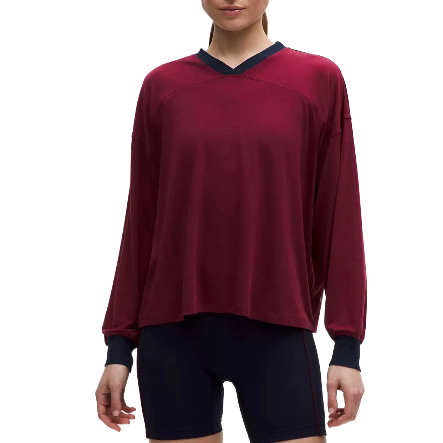 Фитнес-одежда для женщин Lululemon Burgundy Red/Marine Blue